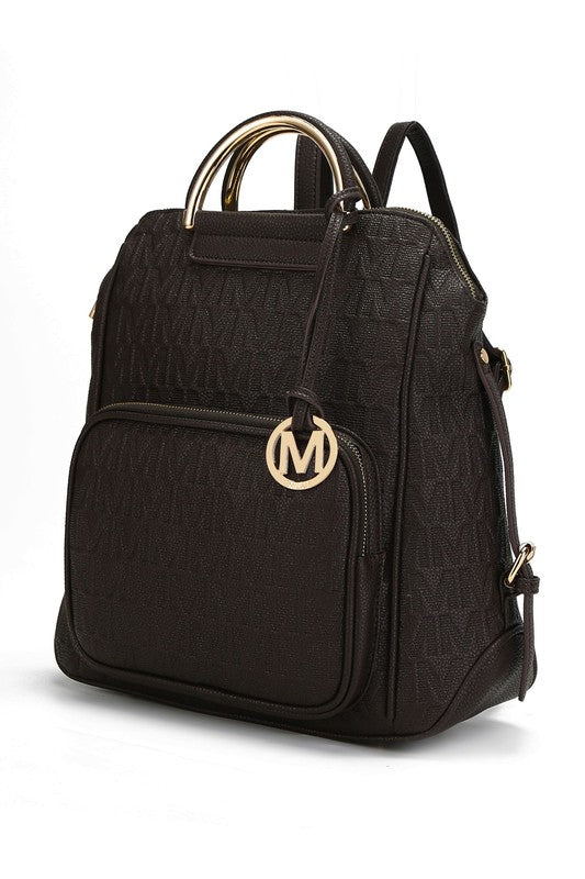 MKF Torra Milan Signature Trendy Vegan Leather Backpack Mia