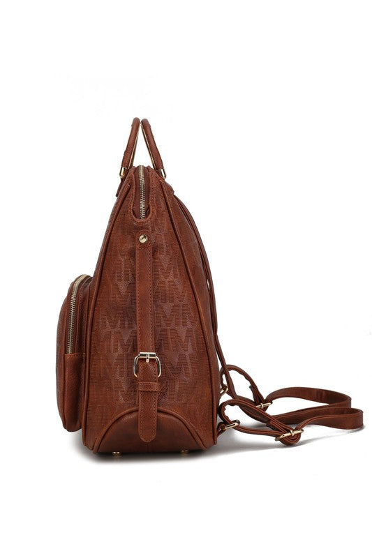 MKF Torra Milan Signature Trendy Vegan Leather Backpack Mia