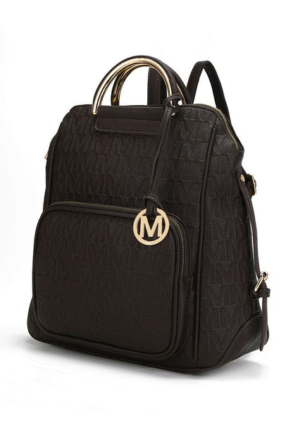 MKF Torra Milan Signature Trendy Vegan Leather Backpack Mia