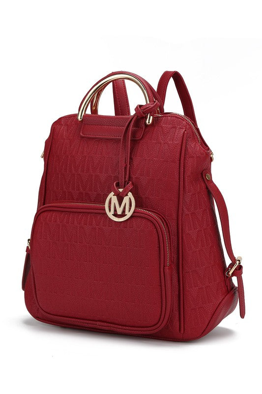 MKF Torra Milan Signature Trendy Vegan Leather Backpack Mia